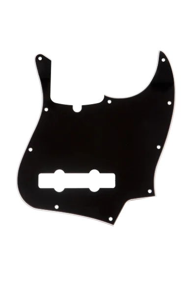 Fender 10-Hole Contemporary 5-String Jazz Bass Pickguards — Pickguard, 5-String Jazz Bass, 10-Hole Mount, Black, 3-Ply · Battipenna · R&D Sound Lugano