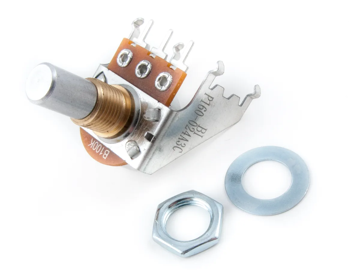 Fender 100K B Taper Snap-In Pot, Solid Shaft · Ricambi per amplificatori · R&D Sound Lugano