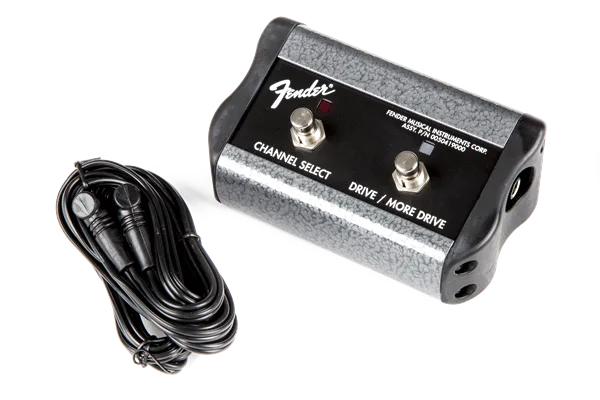Fender 2-Button 3-Function Footswitch: Channel-Gain-More Gain — 2-Button 3-Function Footswitch: Channel / Gain / More Gain with 1/4" Jack · Ricambi per amplificatori · R&D Sound Lugano
