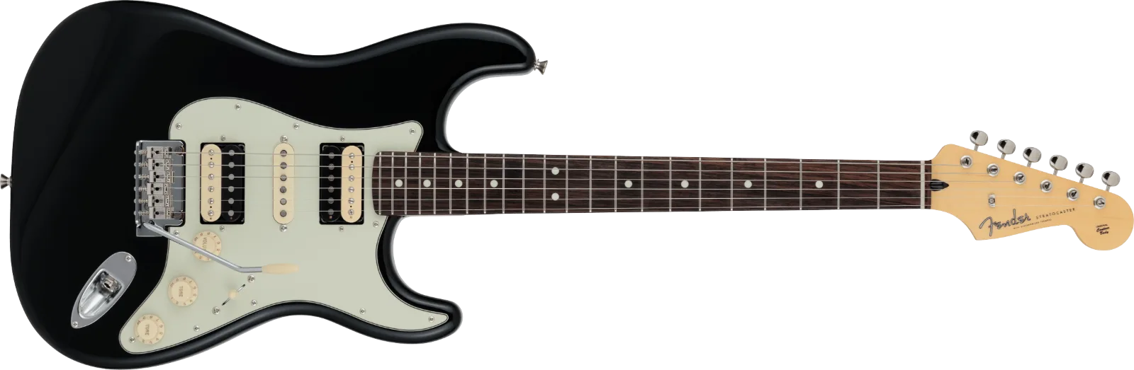 Fender 2024 Collection, Made in Japan Hybrid II Stratocaster HSH — 2024 Collection Made in Japan Hybrid II Stratocaster HSH, Rosewood Fingerboard, Black · Chitarre elettriche · R&D Sound Lugano