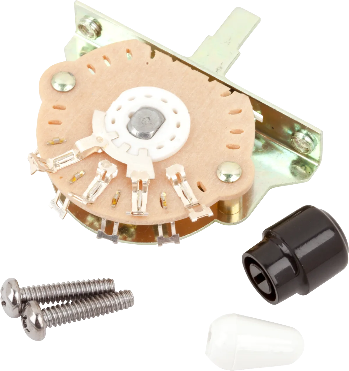 Fender 3-Position Vintage Stratocaster-Telecaster Pickup Selector Switch — 3-Position Vintage-Style Stratocaster/Telecaster Pickup Selector Switch · Pickup e preamp · R&D Sound Lugano