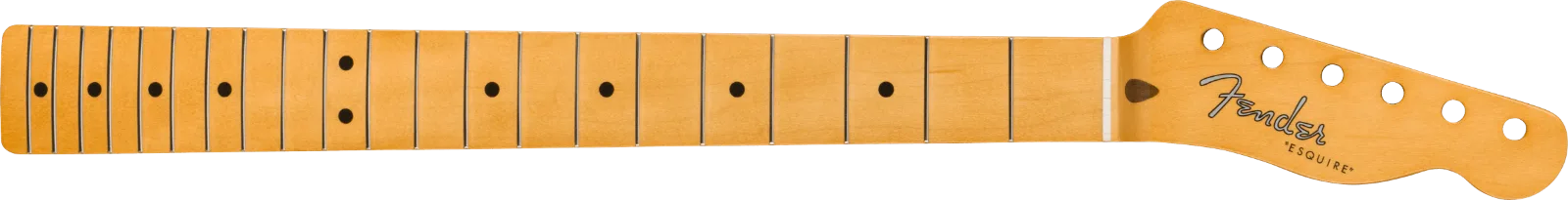 Fender 50's Esquire Neck, 21 Vintage Frets, 7.25", U Shape, Maple · Manici · R&D Sound Lugano