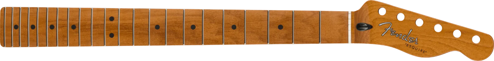 Fender 50's Modified Esquire Neck, 22 Narrow Tall Frets, 9.5", U Shape, Roasted Maple · Manici · R&D Sound Lugano