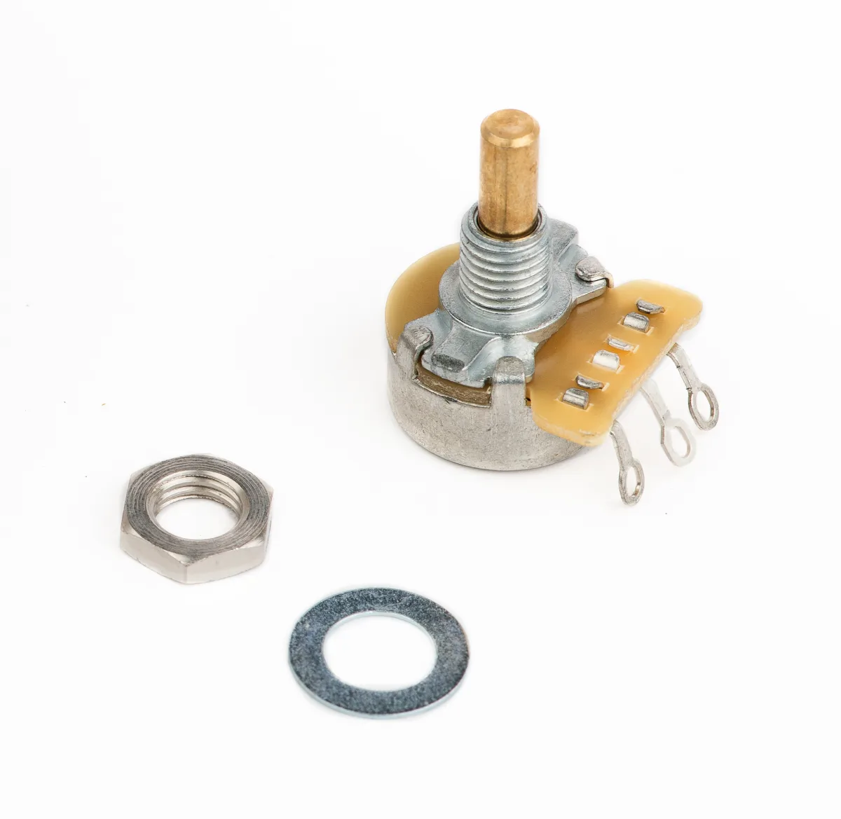 Fender 50K Linear Solid Shaft Mini Potentiometer — 50K Linear Mini Solid Shaft · Manopole e controlli · R&D Sound Lugano