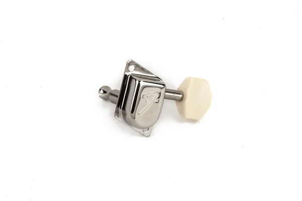 Fender 65 Mustang Reissue Tuner, Nickel with Cream Buttons (1) · Meccaniche · R&D Sound Lugano