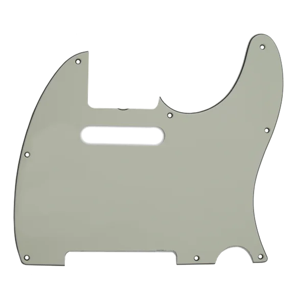Fender 8-Hole Mount Vintage-Style Telecaster Pickguards — Pickguard, Telecaster, 8-Hole (Vintage-Style Pickup Mount), Mint Green, 3-Ply · Battipenna · R&D Sound Lugano