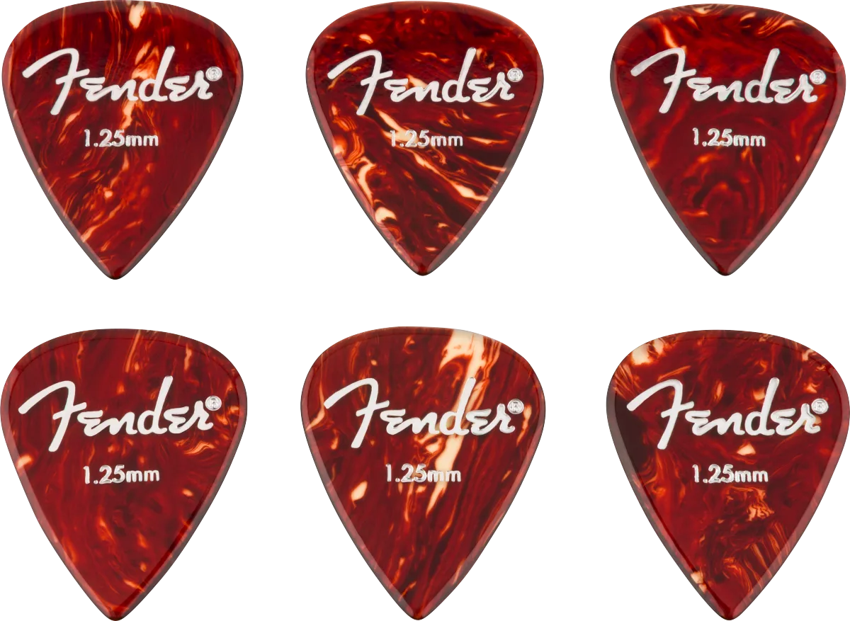 Fender Aero Acrylic Picks — 6-count, 1.25mm · Plettri · R&D Sound Lugano