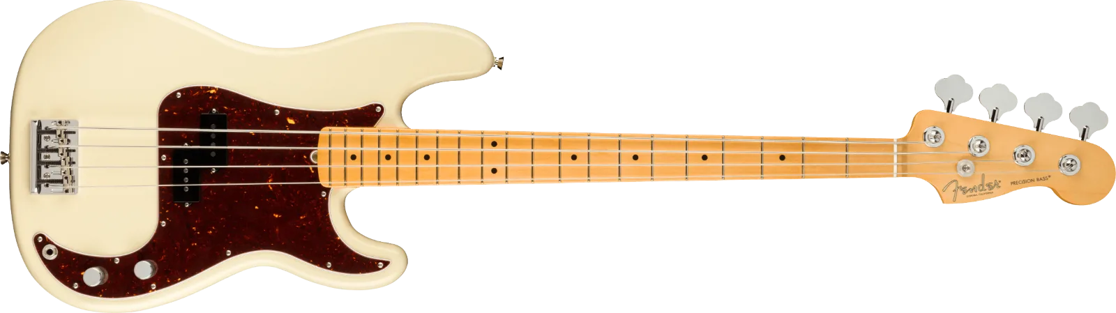 Fender American Professional II Precision Bass — Maple Fingerboard, Olympic White · Bassi elettrici · R&D Sound Lugano
