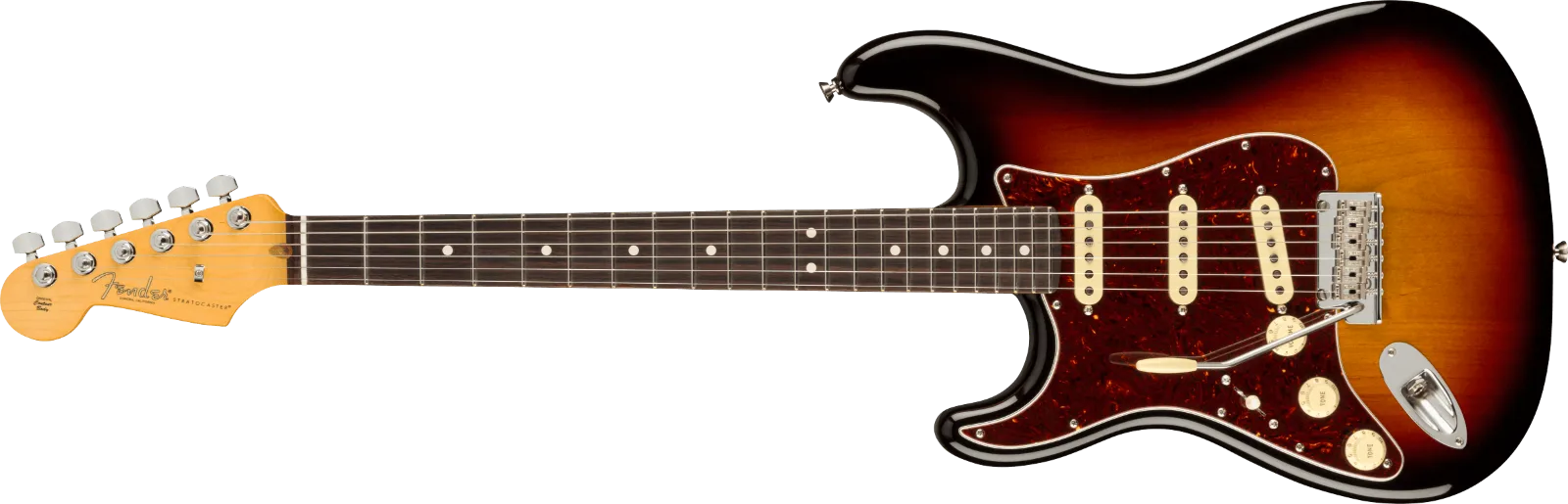 Fender American Professional II Stratocaster Left-Hand — Rosewood Fingerboard, 3-Color Sunburst · Chitarre elettriche · R&D Sound Lugano