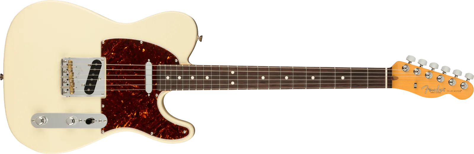 Fender American Professional II Telecaster — Rosewood Fingerboard, Olympic White · Chitarre elettriche · R&D Sound Lugano