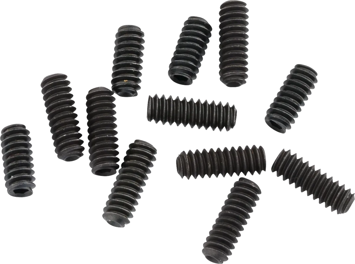 Fender American Series Bridge Saddle Height Adjustment Screws (12) — American Series Stratocaster/Telecaster Bridge Saddle Height Adjustment Screws ('86-'07) (12) · Ponti e componenti · R&D Sound Lugano