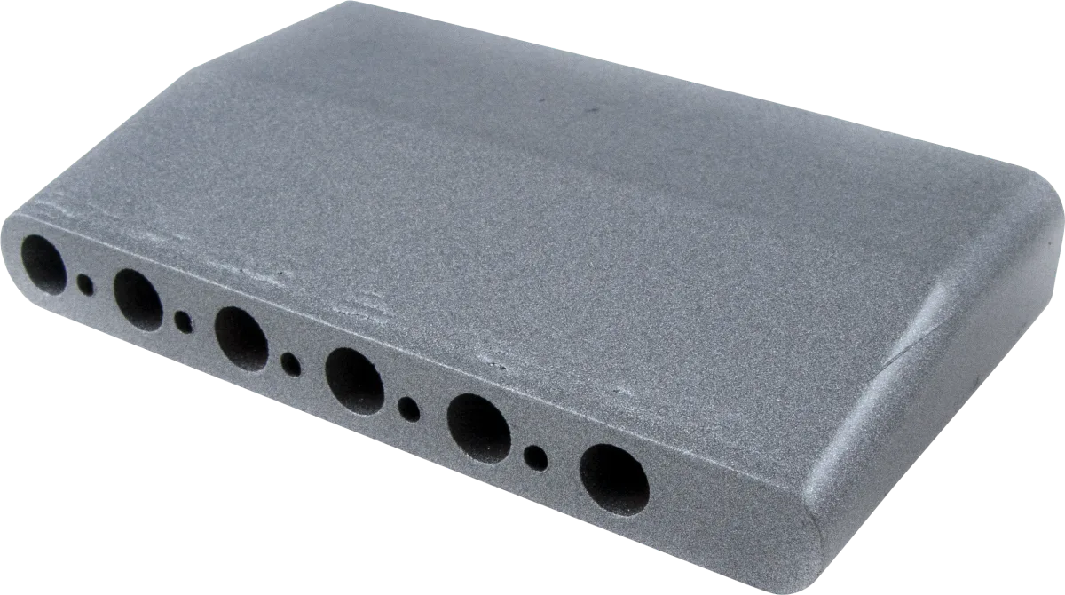 Fender American Std Strat Bridge Block '08-Present, Powder Coat · Ponti e componenti · R&D Sound Lugano