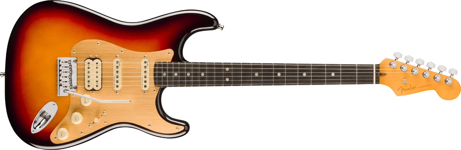 Fender American Ultra II Stratocaster HSS — Ebony Fingerboard, Ultraburst · Chitarre elettriche · R&D Sound Lugano
