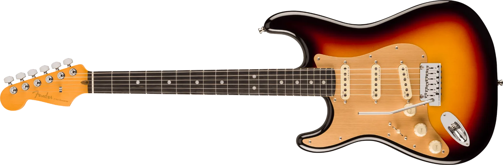Fender American Ultra II Stratocaster Left-Hand — Ebony Fingerboard, Ultraburst · Chitarre elettriche · R&D Sound Lugano