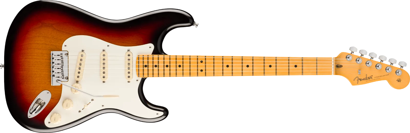 Fender American Ultra Luxe Vintage '50s Stratocaster — Maple Fingerboard, 3-Color Sunburst · Chitarre elettriche · R&D Sound Lugano