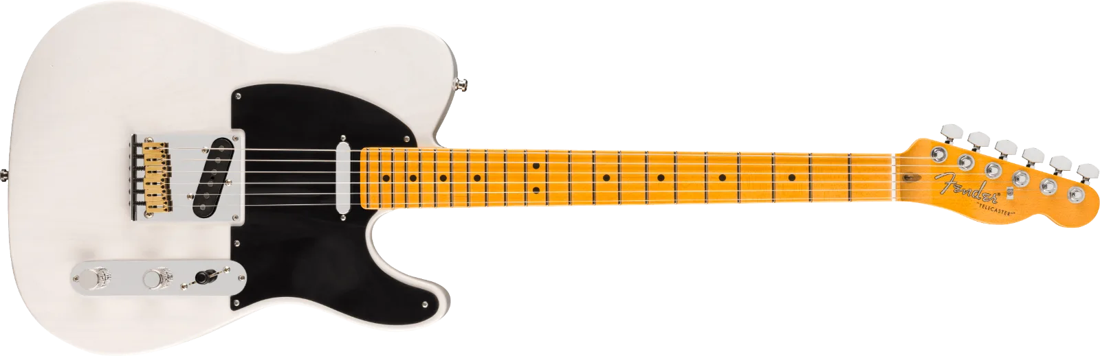 Fender American Ultra Luxe Vintage '50s Telecaster — Maple Fingerboard, White Blonde · Chitarre elettriche · R&D Sound Lugano