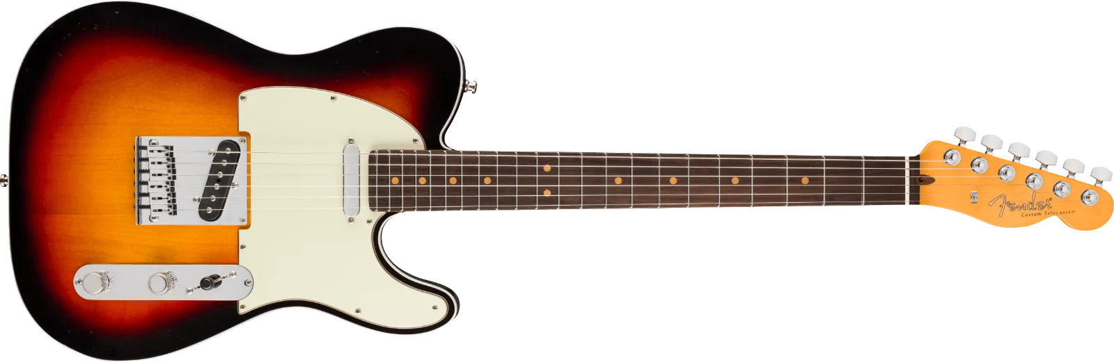 Fender American Ultra Luxe Vintage '60s Custom Telecaster — Rosewood Fingerboard, 3-Color Sunburst · Chitarre elettriche · R&D Sound Lugano