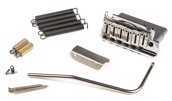Fender American Ultra Stratocaster Bridge Assembly — Polished Steel · Ponti e componenti · R&D Sound Lugano
