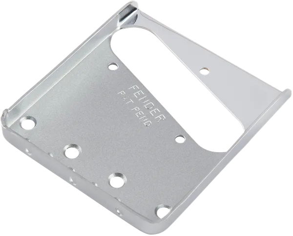 Fender American Vintage 3-Saddle Telecaster Bridge Plate — Chrome · Ponti e componenti · R&D Sound Lugano