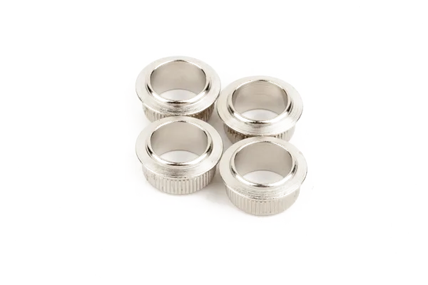 Fender American Vintage Bass Tuning Machine Bushing Set — Bushings, Vintage Bass Keys, Nickel, (4) · Meccaniche · R&D Sound Lugano