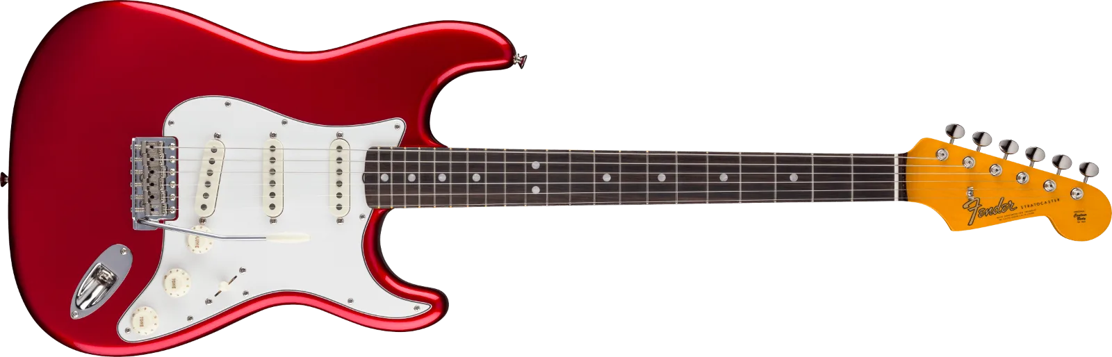 Fender American Vintage II 1965 Stratocaster — Round-Lam Rosewood Fingerboard, Candy Apple Red · Chitarre elettriche · R&D Sound Lugano