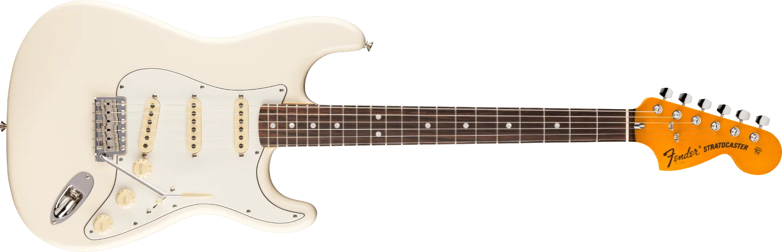 Fender American Vintage II 1973 Stratocaster — Rosewood Fingerboard, Olympic White · Chitarre elettriche · R&D Sound Lugano