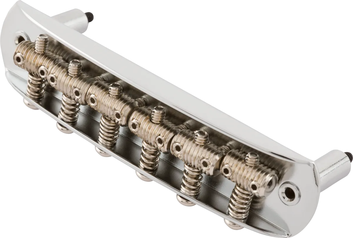 Fender American Vintage Jaguar/Jazzmaster Bridge Assembly, Nickel · Ponti e componenti · R&D Sound Lugano