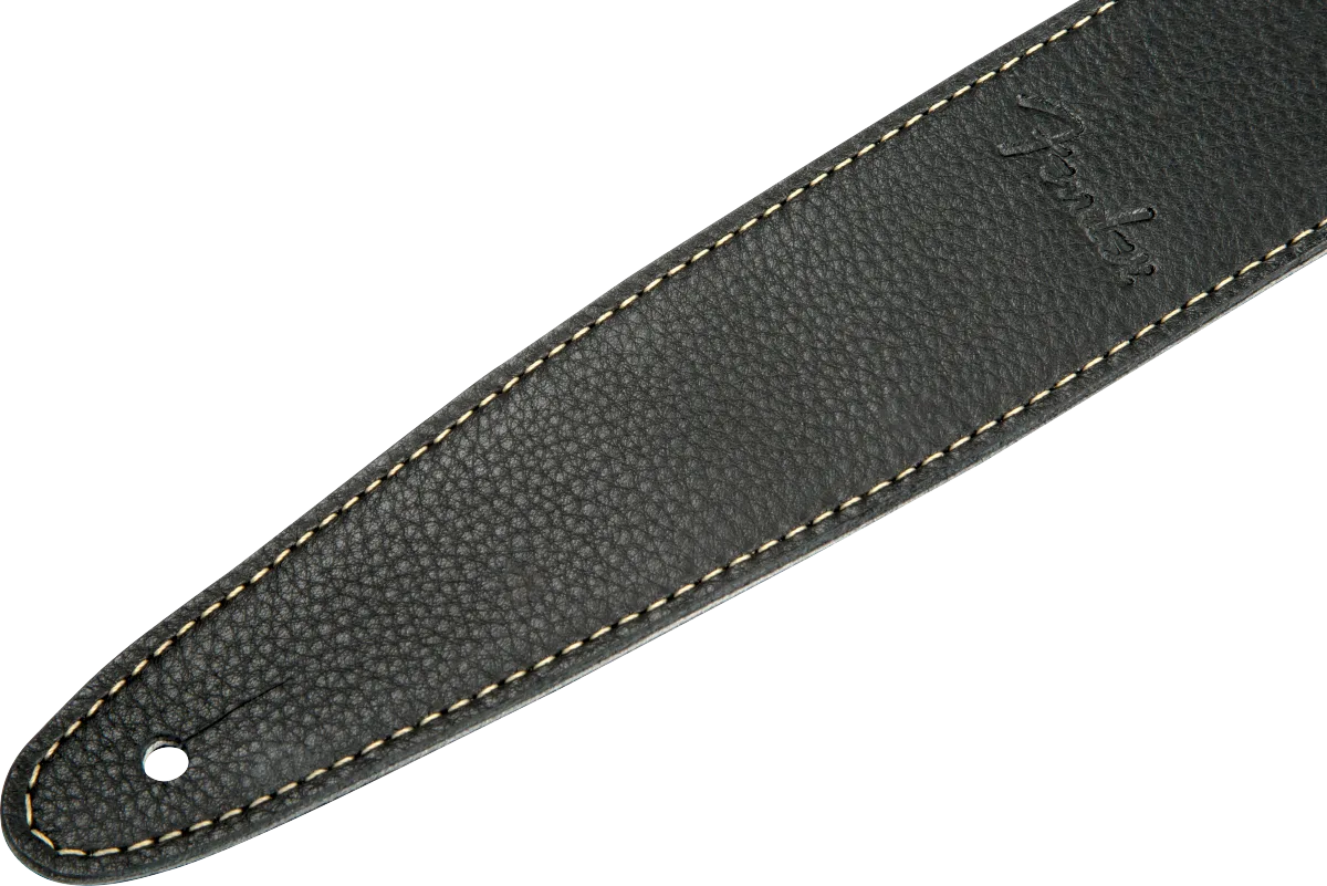 Fender Artisan Crafted Leather Straps — Artisan Crafted Leather Strap, Black, 2" · Tracolle e cinghie · R&D Sound Lugano