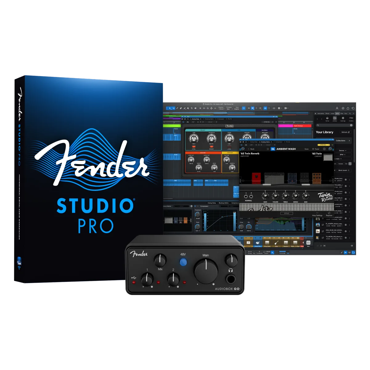 Fender AudioBox Go — Black · Audio e recording · R&D Sound Lugano