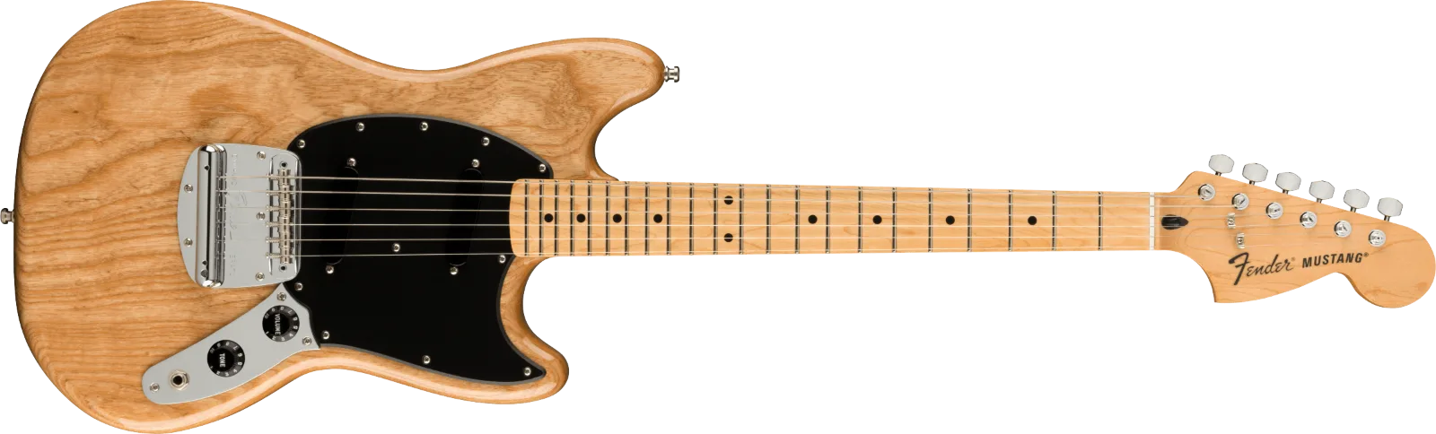 Fender Ben Gibbard Mustang — Maple Fingerboard, Natural · Chitarre elettriche · R&D Sound Lugano