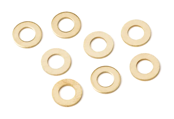 Fender Brass Truss Rod Washers — Truss Rod Washers, Vintage Guitar/Bass, .204x.367, Brass (12) · Altri ricambi · R&D Sound Lugano
