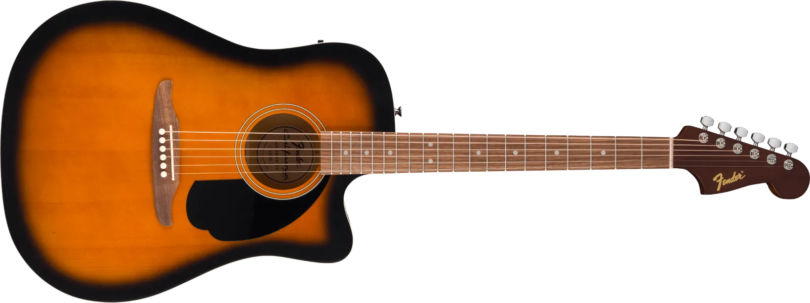 Fender California Debut Redondo CE — Spruce Top, Black Pickguard, 2-Color Sunburst · Chitarre acustiche · R&D Sound Lugano