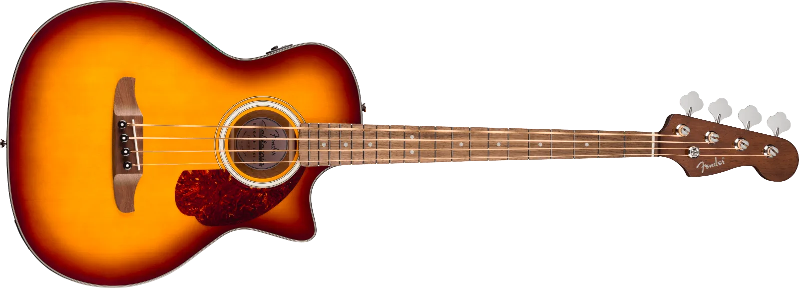 Fender California Deluxe Kingman Bass CE — Walnut Fingerboard, Honey Sunburst · Bassi elettrici · R&D Sound Lugano