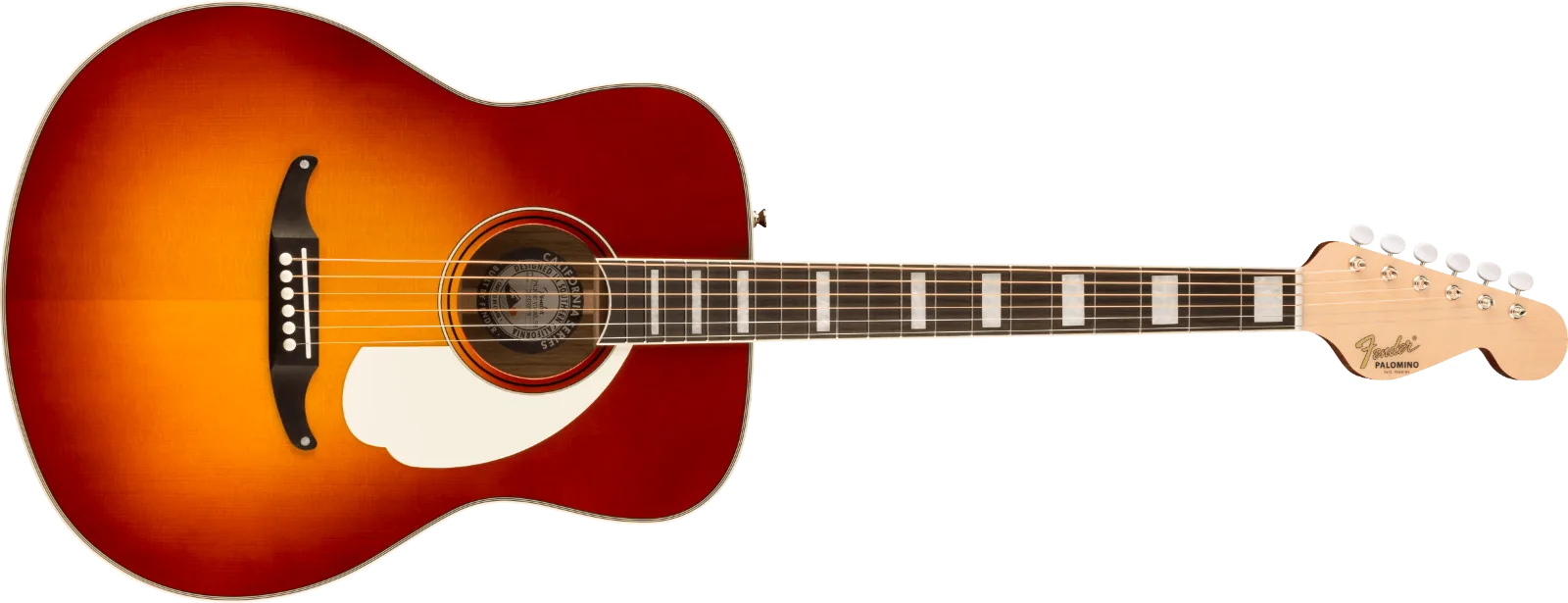 Fender California Vintage Palomino — with Case, Aged White Pickguard, Sienna Sunburst · Chitarre acustiche · R&D Sound Lugano