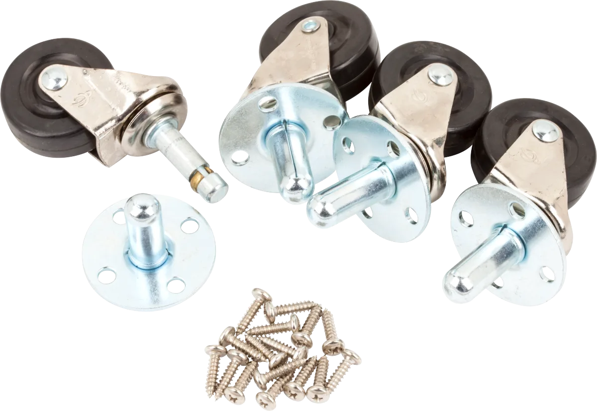 Fender Casters (4) — Casters with Hardware (4) · Ricambi per amplificatori · R&D Sound Lugano