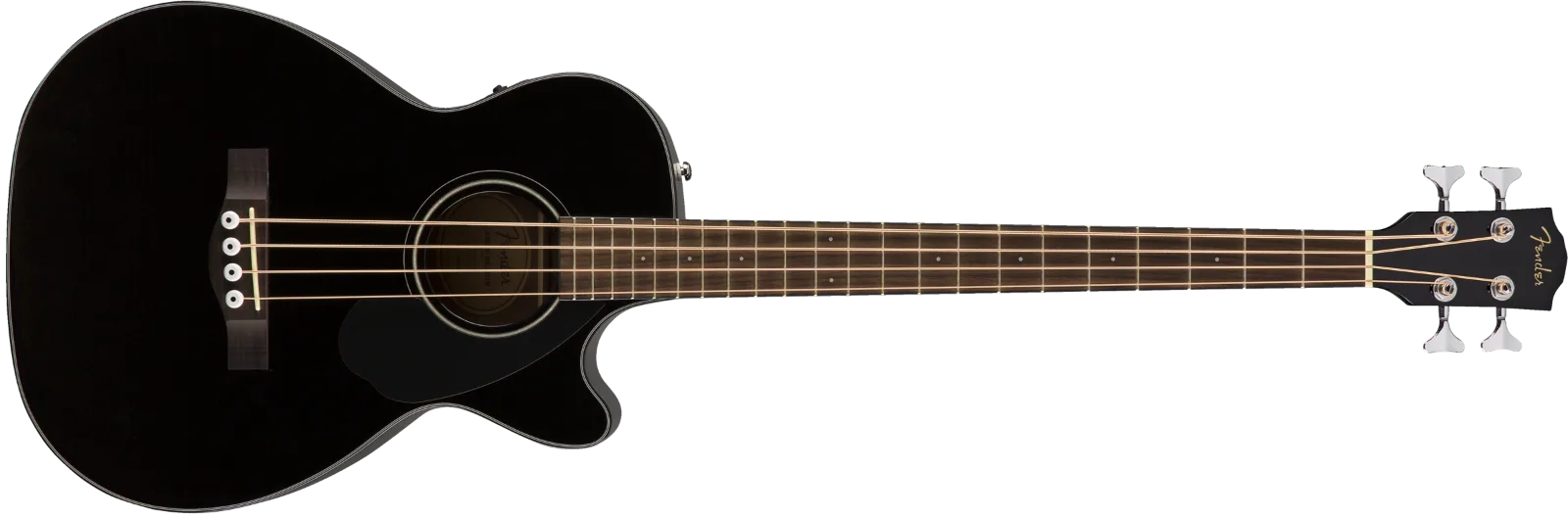 Fender CB-60SCE Bass — Walnut Fingerboard, Black · Bassi elettrici · R&D Sound Lugano