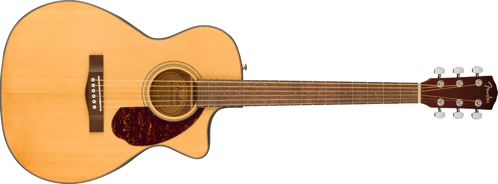 Fender CC-140SCE Concert — Walnut Fingerboard, Natural with Case · Chitarre acustiche · R&D Sound Lugano