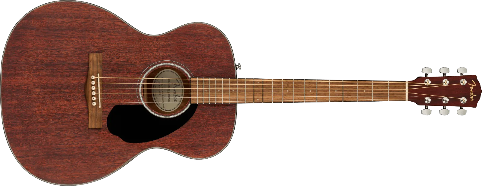 Fender CC-60S All-Mahogany Concert — Walnut Fingerboard, Natural · Chitarre acustiche · R&D Sound Lugano