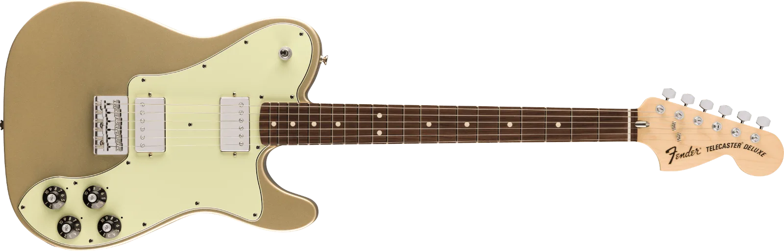 Fender Chris Shiflett Telecaster Deluxe — Rosewood Fingerboard, Shoreline Gold · Chitarre elettriche · R&D Sound Lugano