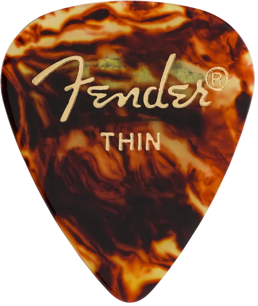 Fender Classic Celluloid Picks, 351 Shape - 1 Gross (144 Pack) — Classic Celluloid, Tortoise Shell, 351 Shape, Thin, (144) · Plettri · R&D Sound Lugano