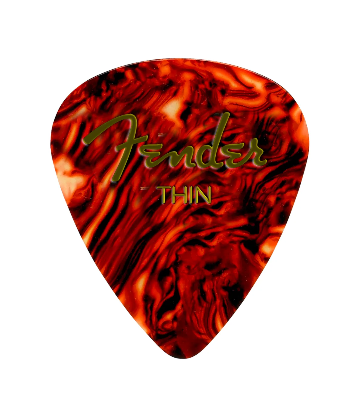 Fender Classic Celluloid Picks, 451 Shape - 12 Pack — 451 Shape, Shell, Thin (12) · Plettri · R&D Sound Lugano