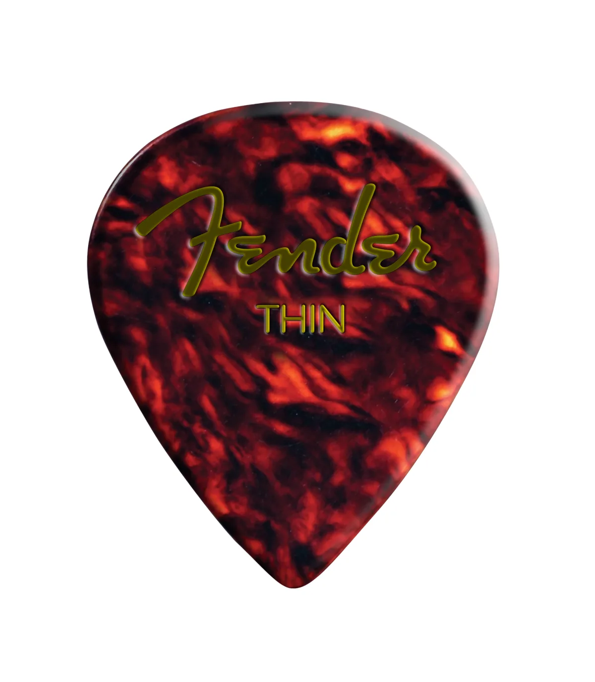 Fender Classic Celluloid Picks, 551 Shape - 12 Pack — 551 Shape, Shell, Thin (12) · Plettri · R&D Sound Lugano