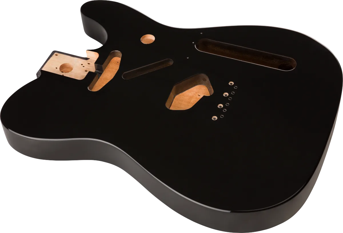 Fender Classic Series 60's Telecaster SS Alder Body Vintage Bridge Mount - Black — Classic Series 60's Telecaster SS Alder Body Vintage Bridge Mount, Black · Ponti e componenti · R&D Sound Lugano