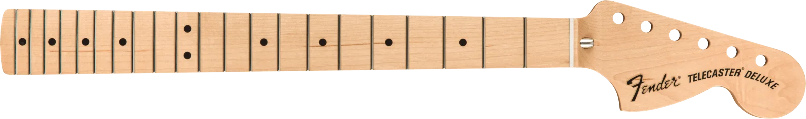 Fender Classic Series '72 Tele Deluxe Neck, 3-Bolt Mount, 21 Medium Jumbo Frets - Maple Fingerboard — Classic Series '72 Telecaster Deluxe Neck, 21 Vintage-Style Frets, Maple Fingerboard, 3-Bolt Mount · Manici · R&D Sound Lugano