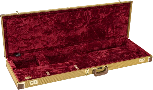 Fender Classic Series Cases - Precision Bass/Jazz Bass — Classic Series Wood Case - Precision Bass/Jazz Bass, Tweed · Custodie rigide · R&D Sound Lugano