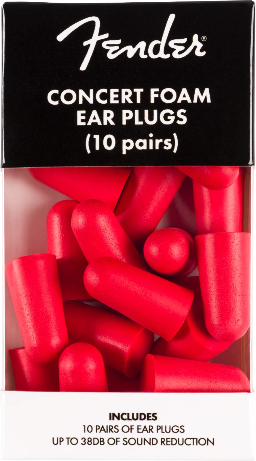 Fender Concert Foam Ear Plugs - 10 Pairs — Concert Ear Plugs (10 Pair), · Altri accessori · R&D Sound Lugano