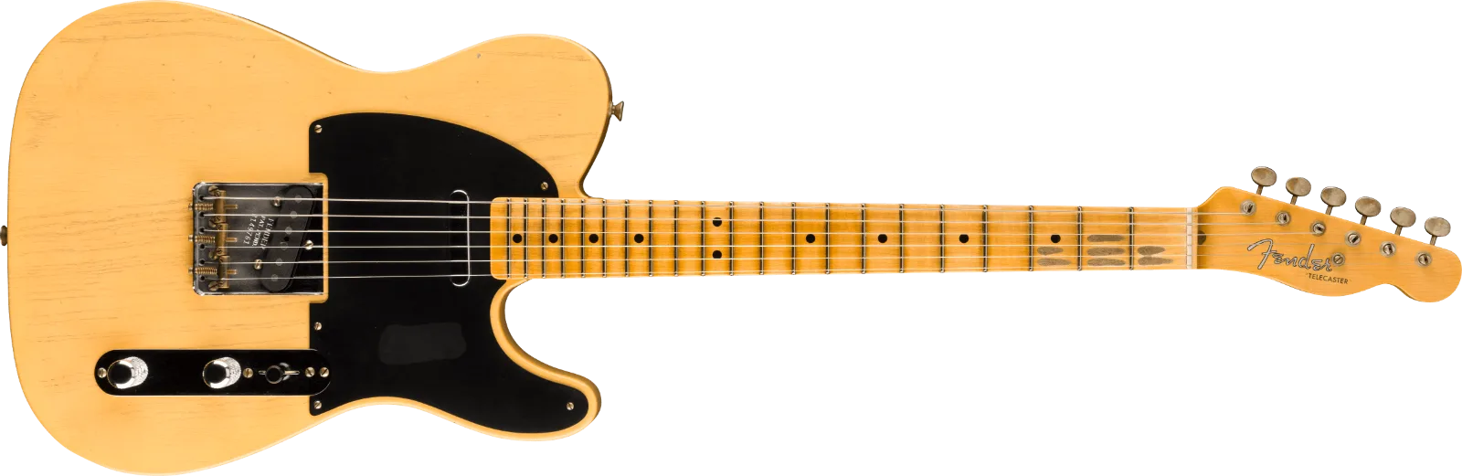 Fender Custom Shop 1951 Telecaster Journeyman Relic, Aged Nocaster Blonde · Chitarre elettriche · R&D Sound Lugano