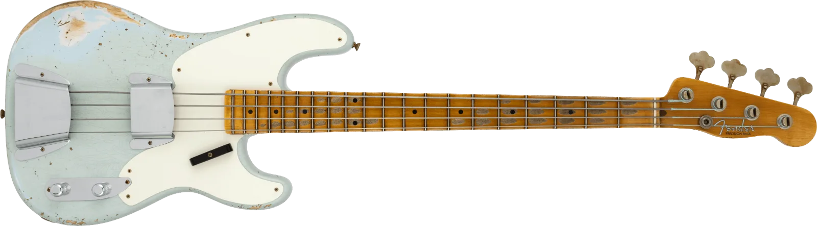 Fender Custom Shop 1956 Precision Bass Heavy Relic, Aged Sonic Blue · Bassi elettrici · R&D Sound Lugano