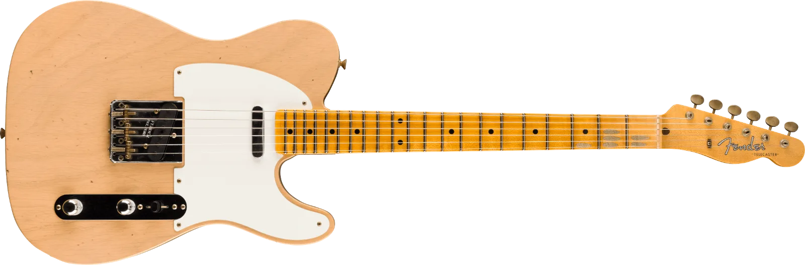 Fender Custom Shop 1958 Top-Load Telecaster Journeyman Relic, Super Aged Dirty White Blonde · Chitarre elettriche · R&D Sound Lugano