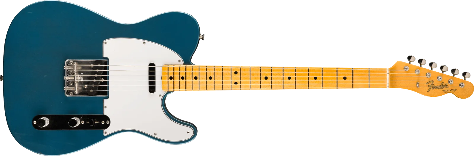 Fender Custom Shop 1966 Telecaster DLX Closet Classic, Aged Lake Placid Blue · Chitarre elettriche · R&D Sound Lugano